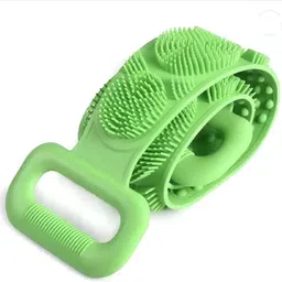 xyurea Body Back Scrubber, Double Side Silicon bath Belt for Shower-picture-17