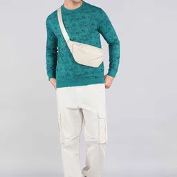 peter england Men Full Sleeve Printed Sweatshirt image 2