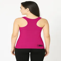 shyam hosiery Women Pink Tank Top/Vest image 2