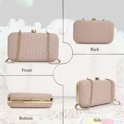 norve Party Beige Clutch image 4