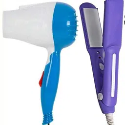 quktion Combo of Hair Dryer NV-1290 (1000W and Hair Straightener SX-8006 MULTICOLOR Personal Care Appliance Combo-picture-21