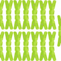 qweezer 30 Pcs Plastic Cloth Hanging Clips Clothes Pegs Plastic Cloth Clips-picture-10