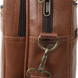 veneer Men Tan Messenger Bag - Regular Size image 5