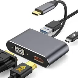 VOOCME USB C to HDMI Adapter 4 in 1 USB C HUB USB Adapter image 4