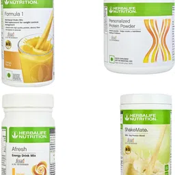 herbalife Weight Loss Combo Formula 1 Shake Mix - MANGO Flavor, SHAKEMATE 500G, Personalized Protein Powder 200G, Afresh Energy Drink Mix - GINGER Powder-picture-24