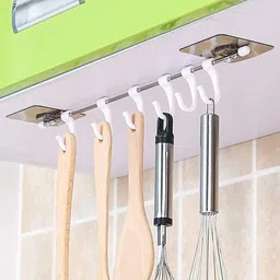 Antique Elegant Look Magic Sticker Hook for Kitchen Appliances, Napkin,Towel 181 Hook Rail 6-image-0