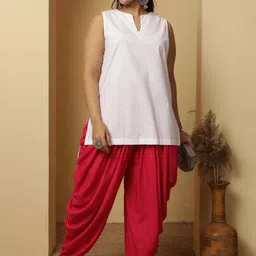 letsdressup Solid Rayon Women Harem Pants-picture-11