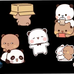 RSRCreations Cute bubu dunu printed mousepad Non Slip Base Mousepad image 2