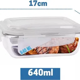 indusbay Glass Fridge Container - 640 ml image 3