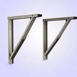 compal Folding Shelf Table Brackets 12 inches,Max Load 286 lbs (150 kg) 12 Shelf Bracket image 3