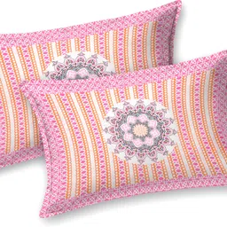 dreamsoft Cotton King Flat 260 TC Jaipuri Prints Bedsheet image 2