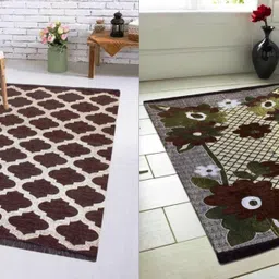 royal décor 121.92 cm X 182.88 Polyester Carpet image 1