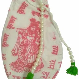 hare krishna Women White Potli-picture-16