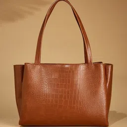 snayacollection Women Tan Tote image 2