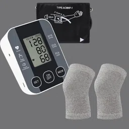 Balson AK-S10 Digital Blood Pressure Monitor with Talking Guidance + KNECAP-101 Hypoallergenic Knee Cap for Accurate Health Tracking and Joint Support I Bp Monitor-picture-20