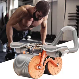 garihc enterprise Professional Automatic Rebound Fitness Exercise Roller Elbow Support Unisex Ab Exerciser-picture-15