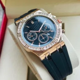 lucifer Exclusive Date Functioning Genuine Quality Softest Silicon Strap Quartz Analog Watch - For Men Day & Date Working Dial Premium Silicone Strap Quartz Mechanism Wrist Watch-picture-13