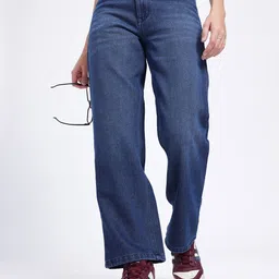 glitchez Women Mid Rise Blue Jeans-picture-18