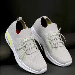 Asian Hattrick-21 sports shoes for men | Latest Stylish Casual sneakers for men | running shoes for boys | Lace up lightweight grey shoes for running, walking, gym, trekking, hiking & party Walking Shoes For Men-picture-14