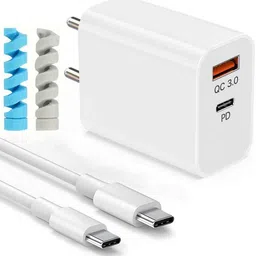urcart Wall Charger Accessory Combo for 65W Asus ROG Phone 2, Sam-Sung Galaxy S10 Lite, Realme X2 Pro-picture-39