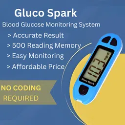 gluco spark Sugar Test Machine | Accurate Glucose Test | No Strips, Lancets & Lancing Device Glucometer image 4