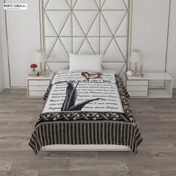 monte carlo Printed Single Mink Blanket for Heavy Winter image 2