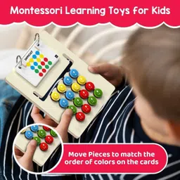 raindrops Colour & Pattern Matching Learning Toys for Kids 4+| Color Coder Brain Exercise image 3