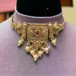 paaridhi Sterling Silver Gold Jewel Set-picture-14