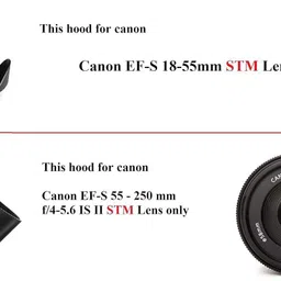 SUPERNIC Camera Case Replacement for Canon DSLR (200D 18-55MM is STM & 55-250MM is STM, Black)Camera Bag image 5