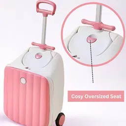 kidopanti Cabin Suitcase (27.8 inch) 2 Wheels - sutecase - Pink image 1