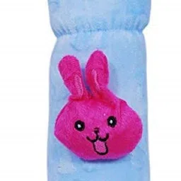 jingle kids Pack of 2 Premium Quality Stretchable Soft Velvet Attractive Overall Plain Color Prints Baby Feeding Bottle Cover Reusable Durable For With Holding Strap Suitable For 160ML 180ML 220ML 240ML 250ML Broad and Slim Neck Feeding Glass/Water Feeder Bottles image 4