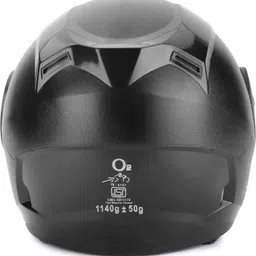 foroly O2 Flipup ISI with Scratch Resistant Polycarbonate Visor & SunVisor Glasses SR1 Motorbike Helmet image 5