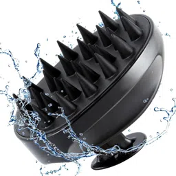 amazheal Hair Scalp Brush,Shampoo Scalp Shower Exfoliating Brush Silicone Multicolor-picture-16