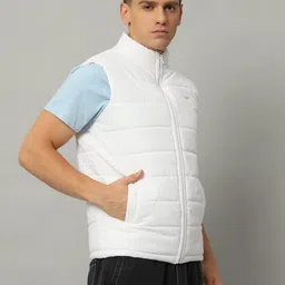ar fit Men Solid Casual Jacket image 3