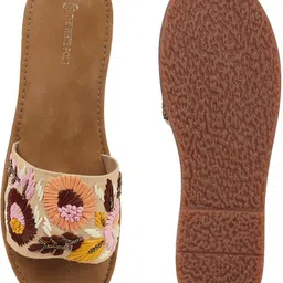 the white pole Women Flats Sandal image 5