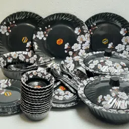radhe crockery Pack of 44 Melamin Dinner Set-picture-47