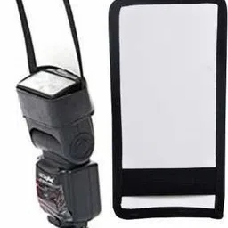 Breuk Silver White Flash Diffuser Reflector for Flash set of 1 pcs of 3 CAMERA FLASH Diffuser image 3