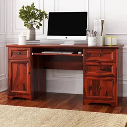 mamata wood decor Computer table, study table, table sheesham wood (Pre-assembled -Free Standing) Solid Wood Computer Desk-picture-11