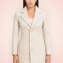 pepzo Women Solid Double Breasted Casual Blazer-picture-19