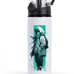 Anime Printed Aluminium Sublimation Sipper Water Bottle 750ml-M No-B4 750 ml Water Bottle-image-11