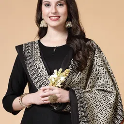 skyasia Women Viscose Rayon Kurta Palazzo Dupatta Set image 4