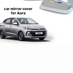 anaya g Stylish full crome car mirror cover for AURA Plastic Car Mirror Cover-picture-17