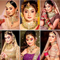 sunitchen Pack of 6 Bridal Makeup Poster for Beauty Parlour Wall Décor Paper Print-picture-26