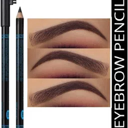 facejewel Waterproof & Smudgeproof Black Eyebrow Pencil With Eyebrow Brush-picture-37