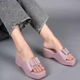 Mast & Harbour Women Embellished Party Wedge Sandals-picture-13
