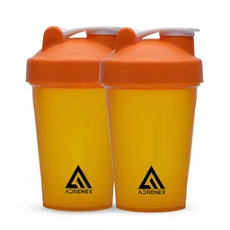 ADRENEX Orange & Yellow 2 Pieces Water Shaker Bottle 400ml-picture-25