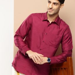 INVICTUS Spread Collar Festive Onam Shirt-picture-34