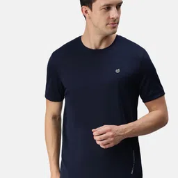 Macroman M-Series Men Navy Blue Solid T-shirt-picture-20