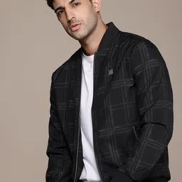 Nautica Checked Bomber Jacket-picture-46