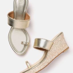 House of Pataudi Ethnic Wedge Heels-picture-9